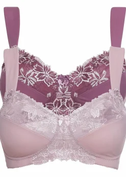 BH ohne Bügel mit gepolsterten Trägern (2er Pack)|bonprix Clearance