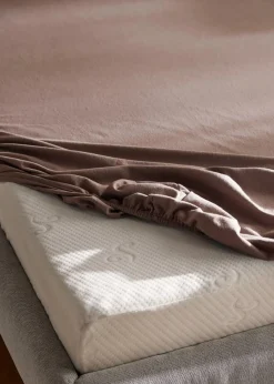 bonprix Laken & Matratzenauflagen|Laken & Matratzenauflagen|Biber Spannbettlaken taupe