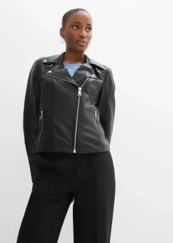 Bikerjacke aus Nappaleder|bonprix Clearance