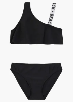 bonprix Jungen|Mädchen|Bikini nachhaltig (2-tlg.Set) schwarz