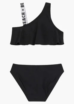 bonprix Jungen|Mädchen|Bikini nachhaltig (2-tlg.Set) schwarz