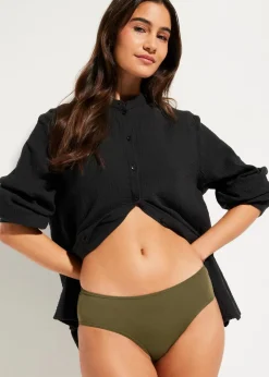 bonprix Nachhaltigere Materialien|Mix & Match|Bikinihose dunkeloliv