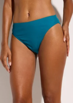 bonprix Nachhaltigere Materialien|Bademode·Tankinis|Bikinihose mit hohem Beinausschnitt petrol