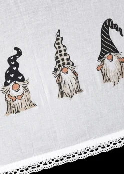 Bio Baumwoll Scheibengardine mit Wichteldruck|bonprix Hot