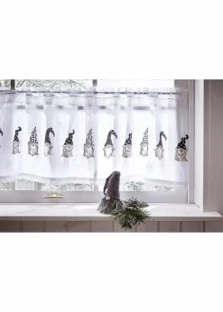 Bio Baumwoll Scheibengardine mit Wichteldruck|bonprix Hot