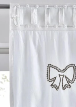 bonprix Vorhänge|Bio Baumwoll Vorhang mit Raffhalter (1er Pack) taupe