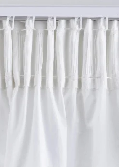 bonprix Vorhänge|Bio Baumwoll Vorhang mit Raffhalter (1er Pack) taupe