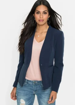 bonprix Kurzgrößen|Bekleidung·Basics|Blazer dunkelblau