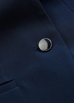 bonprix Blazer|Kurzgrößen|Blazer dunkelblau