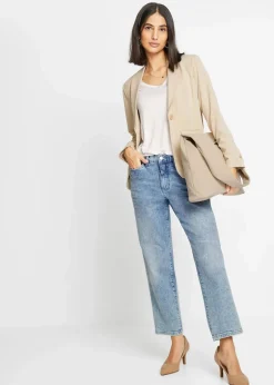 bonprix Bekleidung·Basics|Blazer|Blazer hellsand