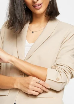 bonprix Bekleidung·Basics|Blazer|Blazer hellsand