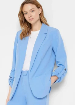 bonprix Blazer|Bekleidung·Basics|Blazer mittelblau