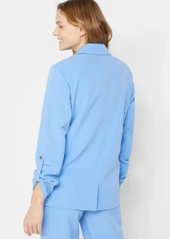 bonprix Blazer|Bekleidung·Basics|Blazer mittelblau