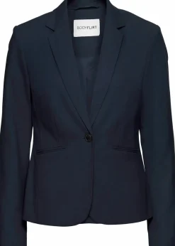 bonprix Blazer|Kurzgrößen|Blazer dunkelblau