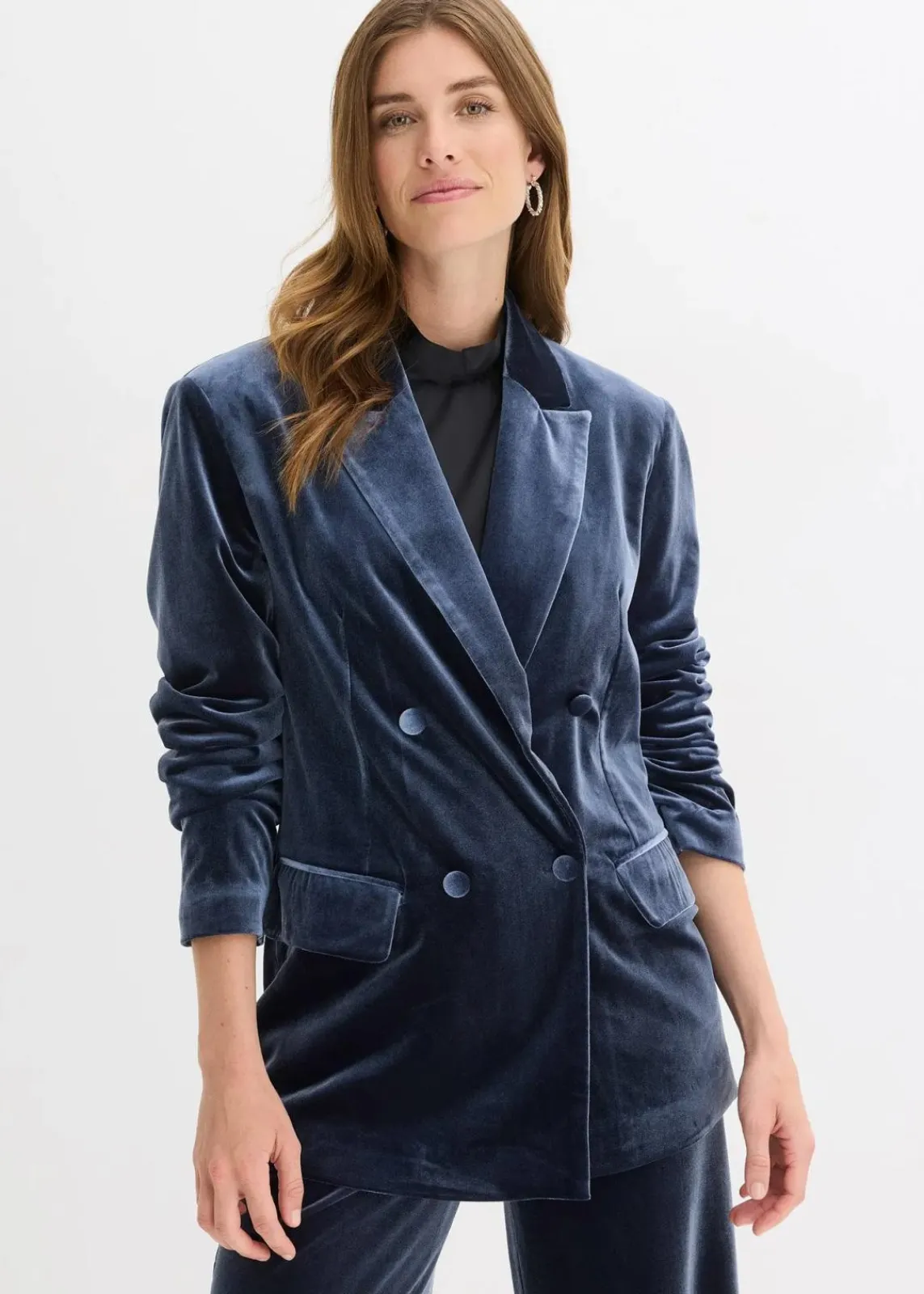 Blazer aus softem Samt|bonprix Discount
