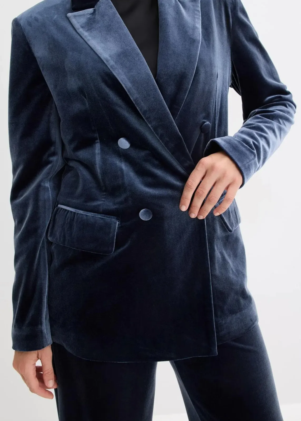 Blazer aus softem Samt|bonprix Discount