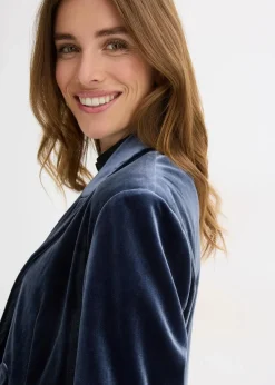 Blazer aus softem Samt|bonprix Discount