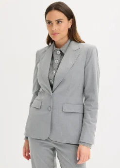 Blazer mit dekorativen Handstich Details|bonprix