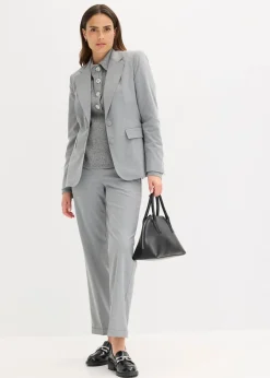 Blazer mit dekorativen Handstich Details|bonprix