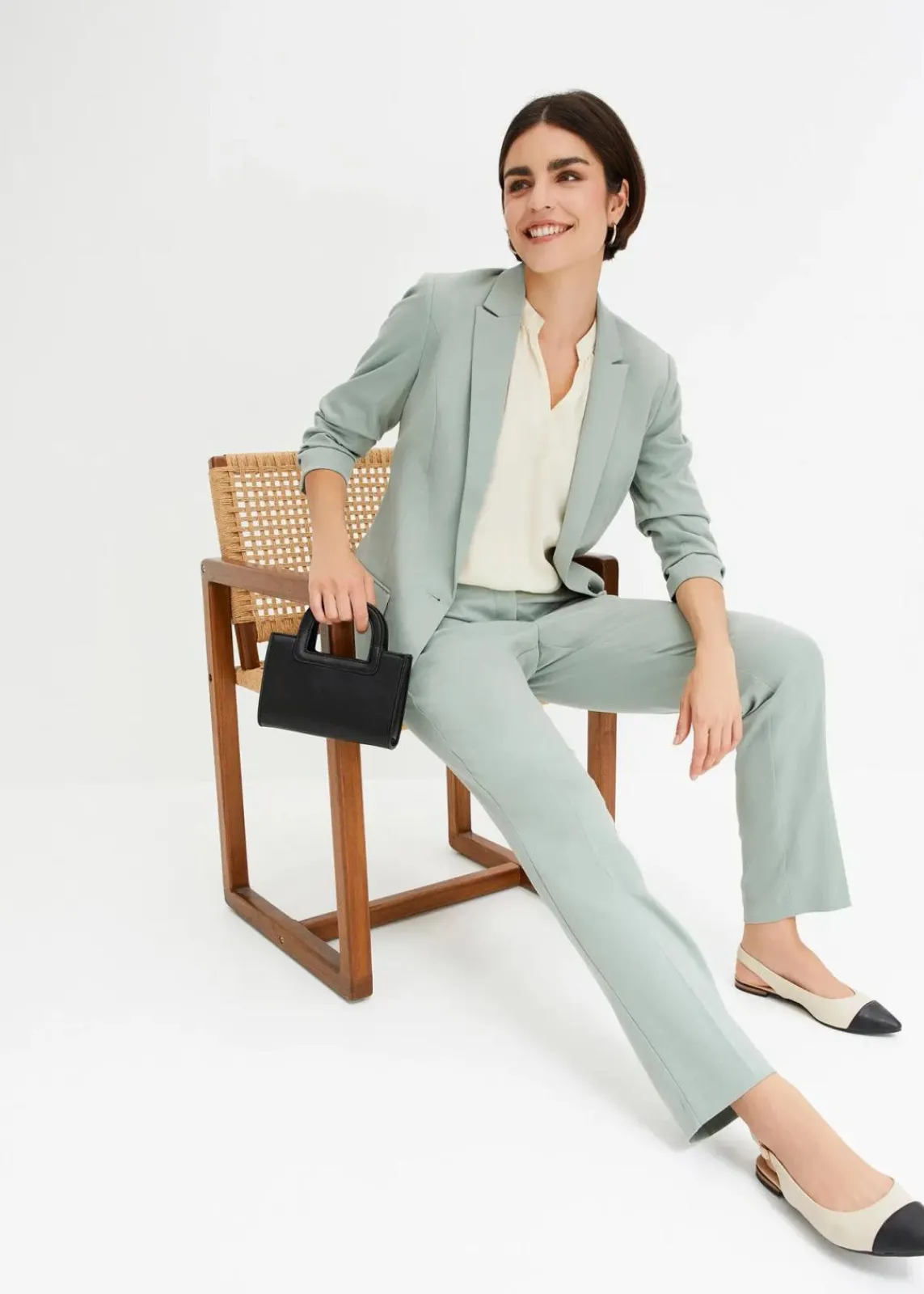 Blazer mit drapierten Ärmeln|bonprix