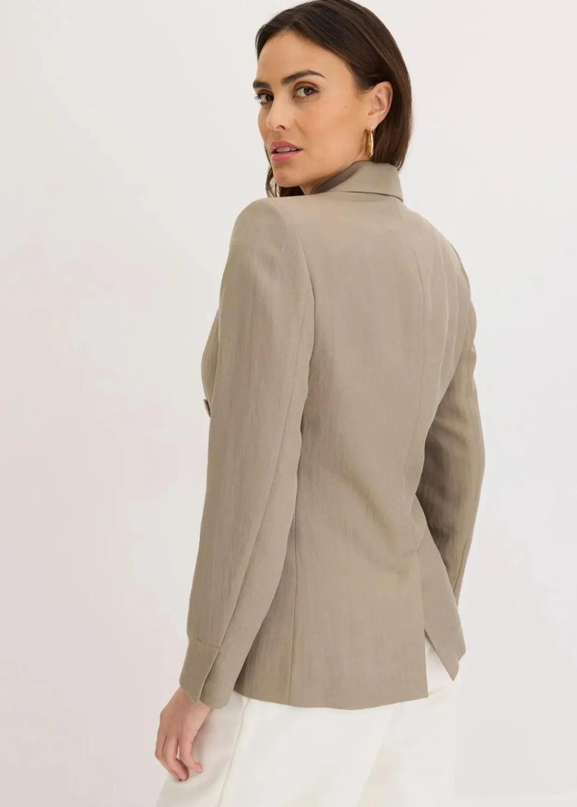 Blazer mit Lyocell im Crinklelook|bonprix Best