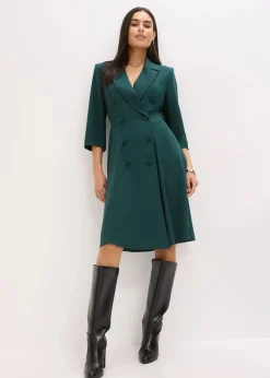 Blazerkleid mit ausgestelltem Rockteil|bonprix New