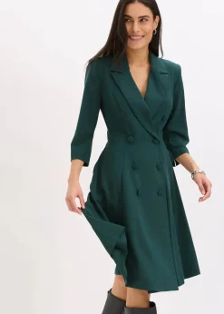 Blazerkleid mit ausgestelltem Rockteil|bonprix New