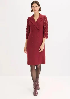 Blazer-Kleid mit Spitzenärmeln|bonprix Online