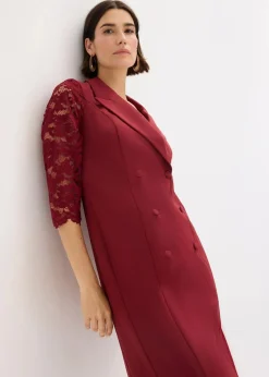 Blazer-Kleid mit Spitzenärmeln|bonprix Online