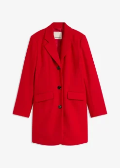 bonprix Bekleidung·Hosen|Blazermantel salsarot