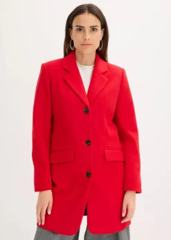bonprix Bekleidung·Hosen|Blazermantel salsarot