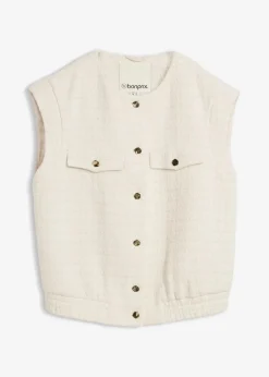 Blazerweste mit Wollanteil|bonprix Online
