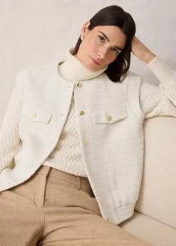 Blazerweste mit Wollanteil|bonprix Online