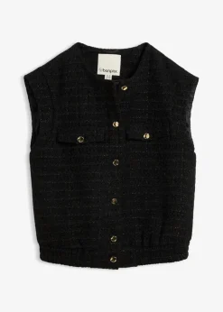 Blazerweste mit Wollanteil|bonprix