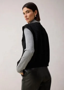 Blazerweste mit Wollanteil|bonprix