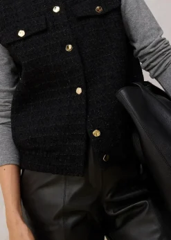 Blazerweste mit Wollanteil|bonprix