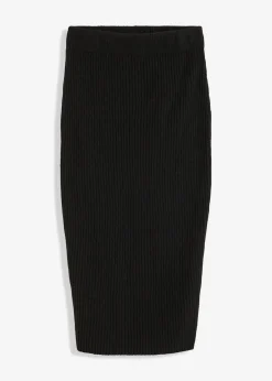 bonprix Röcke|Nachhaltigere Materialien|Bleistiftrock schwarz