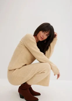 bonprix Bekleidung·Sportbekleidung|Nachhaltigere Materialien|Bleistiftrock latte macchiato meliert