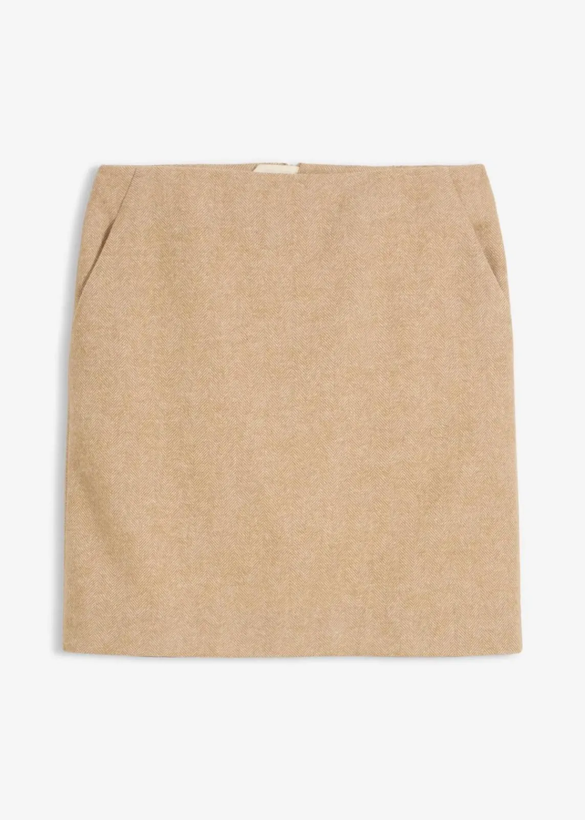 bonprix Bekleidung·Sportbekleidung|Nachhaltigere Materialien|Bleistiftrock naturbeige meliert