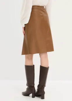 Bleistiftrock aus Lederimitat|bonprix Sale