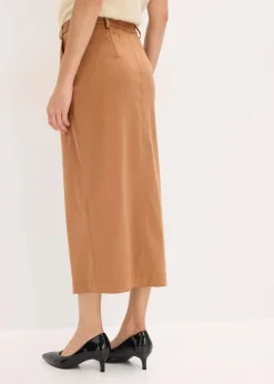 Bleistiftrock aus Velourslederimitat|bonprix Best