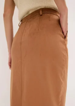 Bleistiftrock aus Velourslederimitat|bonprix Best