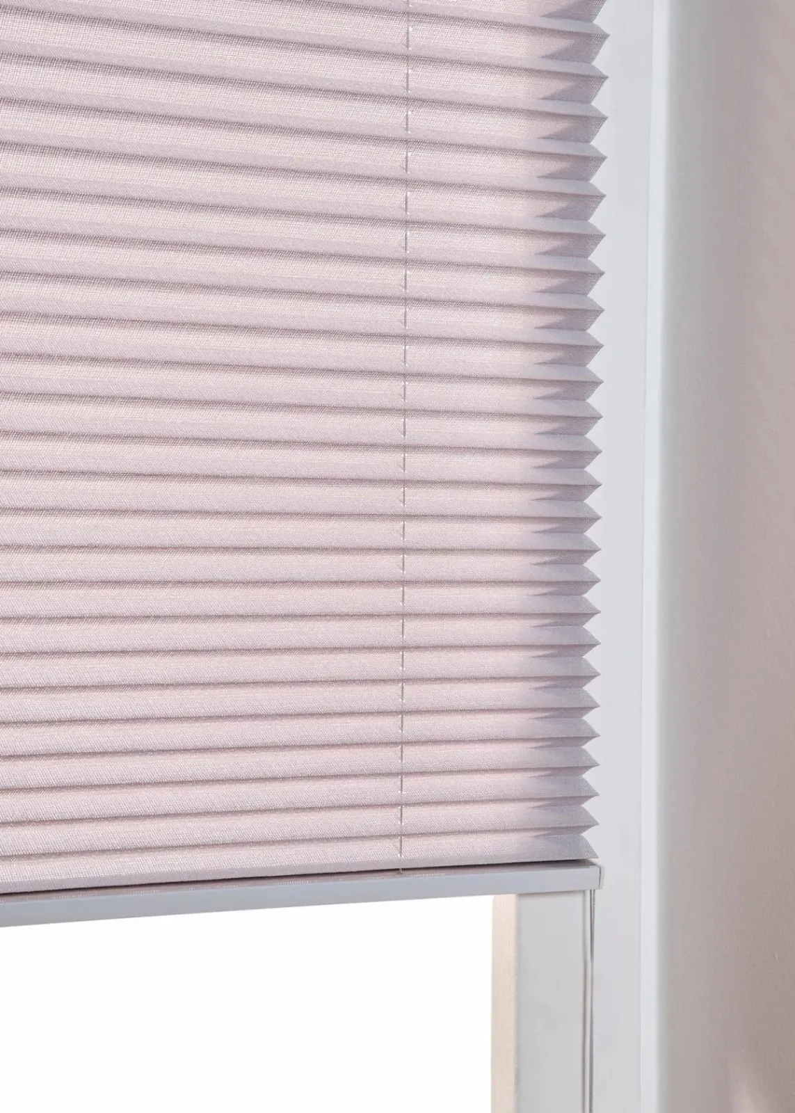 bonprix Plissees|Blendschutz Plissee mit Struktur hellgrau