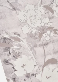 bonprix Schiebegardinen|Blendschutz Schiebegardine mit Druck (1er Pack) weiß/taupe floral