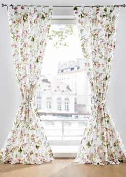 Blickdichter Vorhang inkl. Raffhalter (1er Pack)|bonprix Online