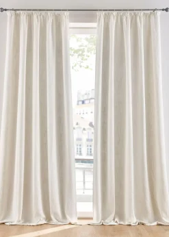 Blickdichter Vorhang mit Struktur (1er Pack)|bonprix Clearance