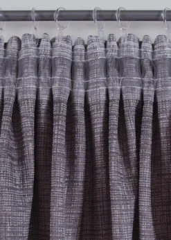 bonprix Vorhänge|Blickdichter Vorhang mit melierter Struktur (1er Pack) grau