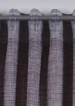 bonprix Vorhänge|Blickdichter Vorhang mit melierter Struktur (1er Pack) grau