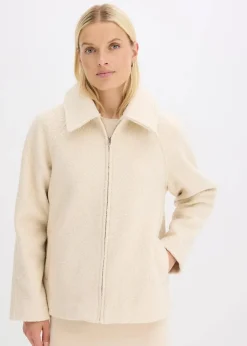 Blouson aus softem Bouclé|bonprix