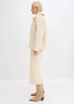 Blouson aus softem Bouclé|bonprix